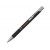 Ручка металлическая шариковая Legend Mirror Gum софт-тач с цветным слоем, черный / оранжевый