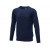 Мужской пуловер Merrit с круглым вырезом, темно-синий