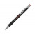 Ручка металлическая шариковая Legend Mirror Gum софт-тач с цветным слоем, черный / красный