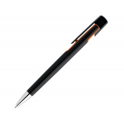 BRIGT. Шариковая ручка с металлической отделкой, Оранжевый