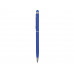 Ручка-стилус шариковая Jucy Soft с покрытием soft touch, синий