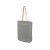 Эко-сумка Pheebs объемом 9 л из переработанного хлопка плотностью 150 г/м² с передним карманом, heather black
