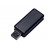 USB-флешка промо на 32 Гб прямоугольной формы, выдвижной механизм, черный