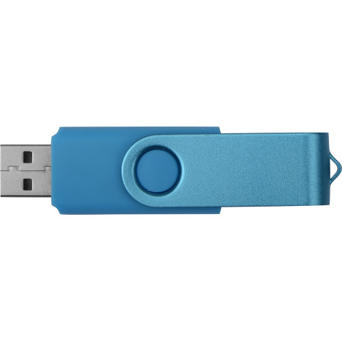 Флеш-карта USB 2.0 8 Gb Квебек Solid, голубой