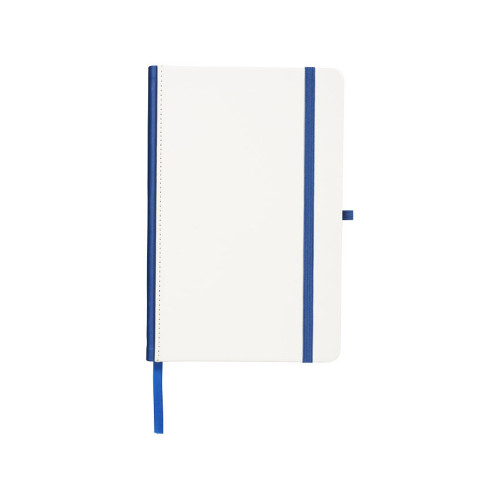Блокнот А5 Solid, белый/ярко-синий