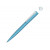 Металлическая шариковая ручка soft touch Brush gum, голубой