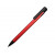 Ручка металлическая шариковая Loop, красный/черный