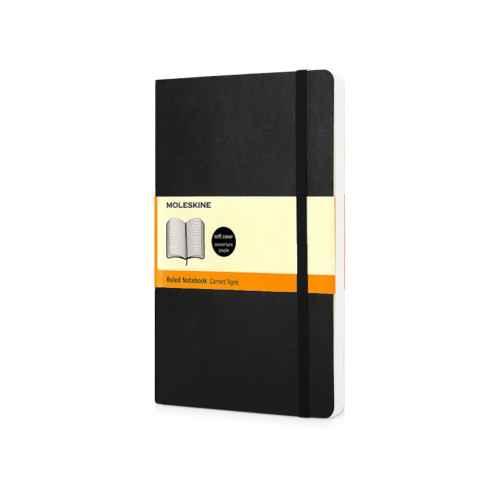 Подарочный набор Moleskine Amelie с блокнотом А5 Soft и ручкой, черный