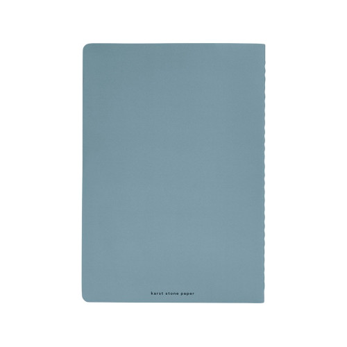 Комплект из двух блокнотов Karst® формата A5 с листами из каменной бумаги, синий