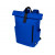 Рюкзак Byron 15,6 объемом 18 л со скручиваемым верхом, изготовленный из переработанного ПЭТ по стандарту GRS, синий