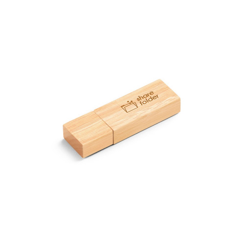 VENTER 16GB. Флешка USB 8ГБ, натуральный светлый