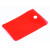 Прозрачный кармашек PVC, красный цвет