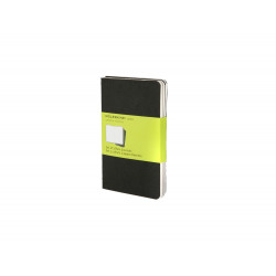 Записная книжка Moleskine Cahier (нелинованный, 3 шт.), Pocket (9х14см), черный