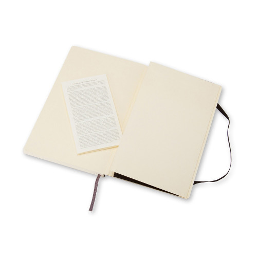 Записная книжка Moleskine Classic Soft (нелинованный), Large (13х21см), черный