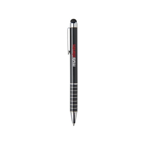 Алюминиевая глазурованная шариковая ручка, черный