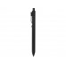 Ручка пластиковая шариковая Clip, софт-тач, черный