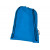 Рюкзак со шнурком Oriole из переработанного ПЭТ, process blue