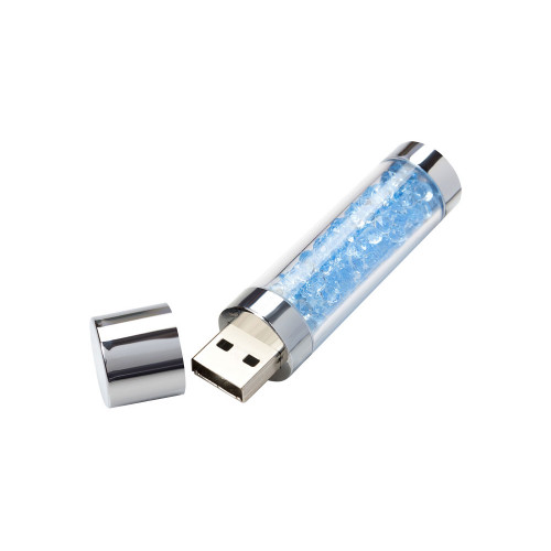 USB-флешка на 32 ГБ, micro USB, синий