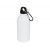 Матовая спортивная бутылка Oregon с карабином и объемом 400 мл, белый