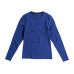 Ponoka женская футболка из органического хлопка, длинный рукав, синий