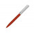 Ручка металлическая шариковая Bright GUM soft-touch с зеркальной гравировкой, красный