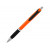 Однотонная шариковая ручка Turbo с резиновой накладкой, оранжевый