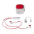 Наушники с функцией Bluetooth® с чехлом с карабином, красный