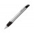 Ручка шариковая металлическая OPERA, синий, 1мм, серебристый
