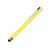 Ручка металлическая стилус-роллер STRAIGHT SI R TOUCH, желтый