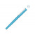Ручка металлическая роллер Brush R GUM soft-touch с зеркальной гравировкой, голубой