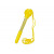 Ручка шариковая с емкостью для мыльных пузырей, желтый (Р)