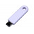 USB-флешка промо на 64 ГБ прямоугольной формы, выдвижной механизм, белый