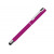 Ручка металлическая стилус-роллер STRAIGHT SI R TOUCH, розовый