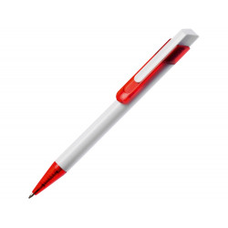 Ручка шариковая Бавария белая/красная