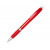 Шариковая полупрозрачная ручка Turbo с резиновой накладкой, красный