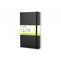 Записная книжка Moleskine Classic (нелинованный) в твердой обложке, Pocket (9x14см), черный