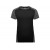 Спортивная футболка Zolder женская, черный/меланжевый черный