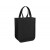 Маленькая ламинированная сумка для покупок, черный