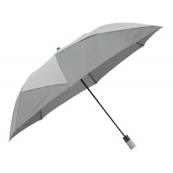 Зонт двухсекционный Pinwheel с автоматическим открытием, 23, серый