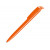 Ручка шариковая пластиковая RECYCLED PET PEN, синий, 1 мм оранжевый