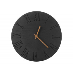 Часы деревянные Magnus, 28 см, черный