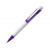 Ручка шариковая Бавария белая/фиолетовая