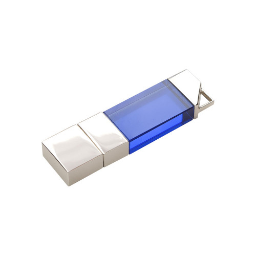 USB-флешка на 16 ГБ, micro USB, синий