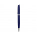 Ручка металлическая шариковая Flow soft-touch, темно-синий/серебристый