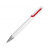 Ручка шариковая Nassau, белый/красный