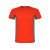 Спортивная футболка Shanghai детская, красный/графитовый