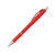 OCTAVIO. Шариковая ручка с противоскользящим покрытием, Красный