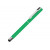 Ручка металлическая стилус-роллер STRAIGHT SI R TOUCH, зеленый