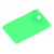 Прозрачный кармашек PVC, зеленый цвет