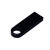 USB 2.0-флешка на 16 Гб с мини чипом и круглым отверстием, черный